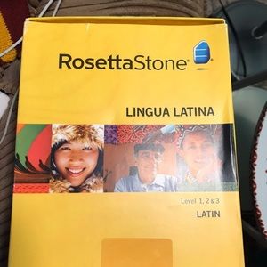 Rosetta Stone Latin levels 1, 2, and 3
